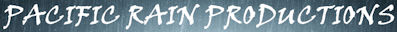 Pacific Rain Productions Menu Logo